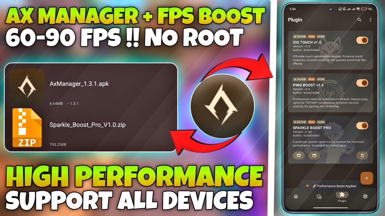 Powerful Magisk Gaming Performance Module | 60–90 FPS (No Root)