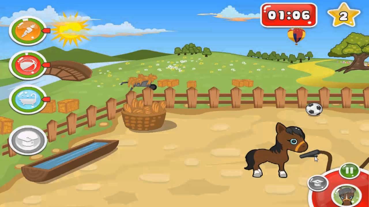 My Sweet Horse Free mobile horse Game Tutorial for funny little boys
