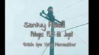 Tiktok Viral . Petugas PLN Ini Joget ‘Entah Apa Yang Merasukimu’ di Atas Tiang Listrik