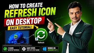 How to Create a Refresh Icon on Desktop in Windows | Easy Tutorial