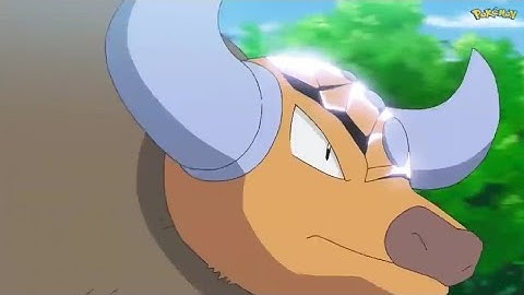 Pikachu vs Tauros English Dub | Ash vs Hayden | Pokemon Journeys English Dub