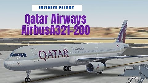 Infinite flight /Qatar Airways / Airbus A321-200