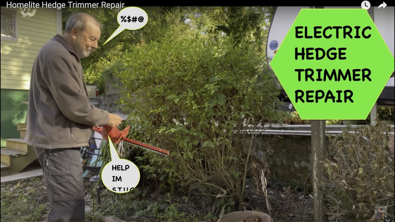 Homelite Hedge Trimmer Repair YouTube