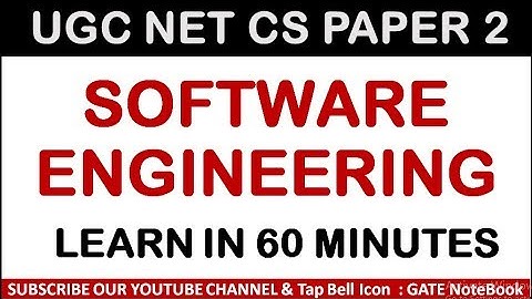 Learn Software Engineering in 60 Minutes - UGC NET CS PAPER 2 (Contact @ 8368017658)