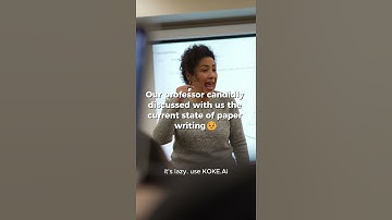 My professor literally taught me how to bypass AI detection 😭💀#essay #paper #college #study #kokeai