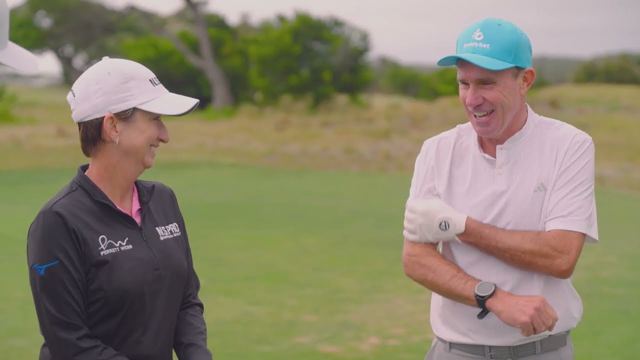 Karrie Webb plays Lonsdale Links on The Bellarine
