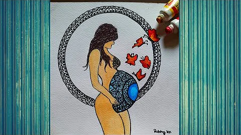 Pregnant Mother Mandala Art 🤰| #Shorts |Mini Mandala Series#4|Art Therapy Series#10|RelaxingMandala🎨 - DayDayNews