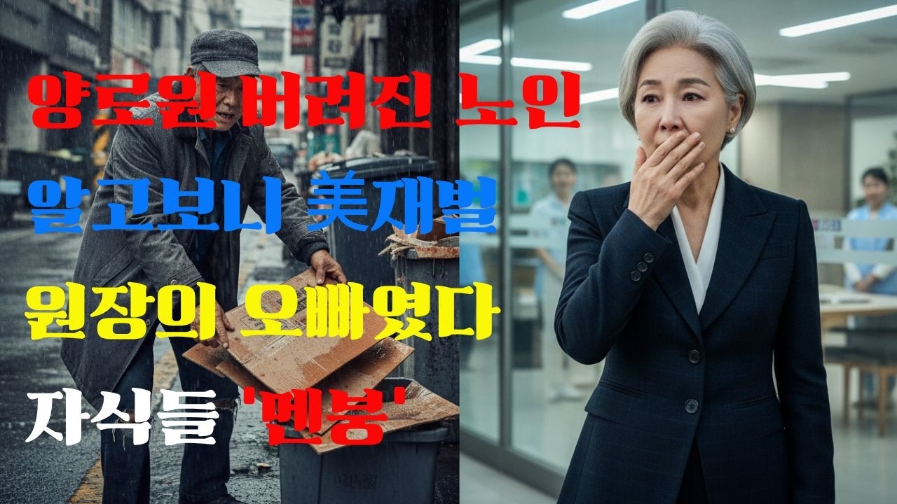 배고파도 동생에게 양보했던 7살 오빠, 60년 후 폐지 주우며 재회    충격 반전 #실화 #감동실화 #가족이야기 #부모님 #효도 #시니어스토리