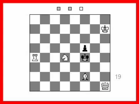 20 Chess Puzzles. Mate in 1