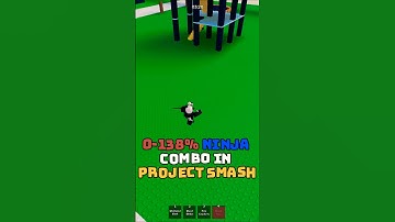 0-138% EASIEST NINJA COMBO | PROJECT SMASH  #roblox #pvp #projectsmash