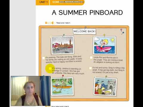 Grade 3. N 29/ pg. 30 A Summer PInboard - გვ. 30 საზაფხულო განცხადებების დაფა