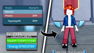30 Million Bounty Hunter On a 2000 Level Account In Blox Fruits..
