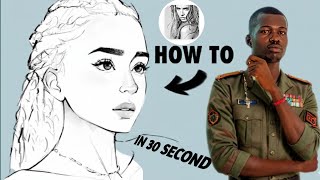 Download Lagu Turn Photos Into Sketch in 30 Seconds | Quick \u0026 Easy Tutorial MP3