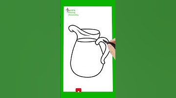 Jug  Drawing Easy | Art For Beginners | #artforbeginners #drawing #easy  #stepbystep #trending #art