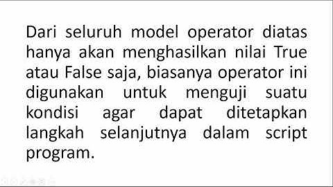 Pemrograman PHP Part 5 (Operator)