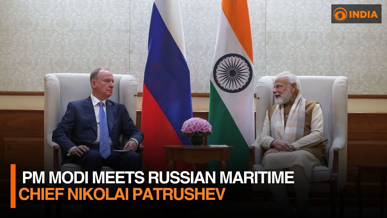 PM Modi Meets Russian Maritime Chief Nikolai Patrushev