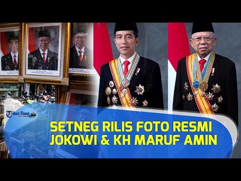 Foto Resmi Jokowi &amp; KH Maruf Amin Presiden &amp; Wakil Presiden RI 2019 2024, Ini Fotografernya