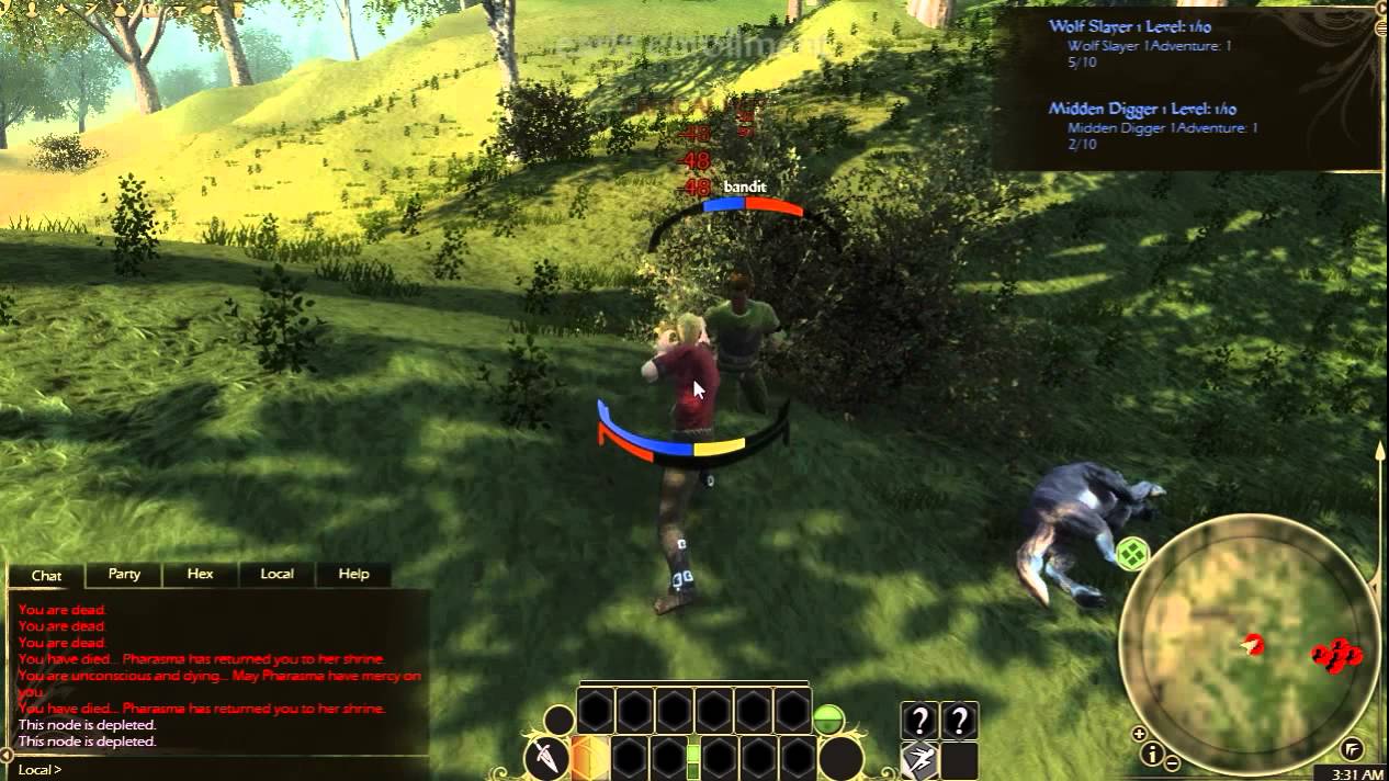 Pathfinder Online - Combat gameplay