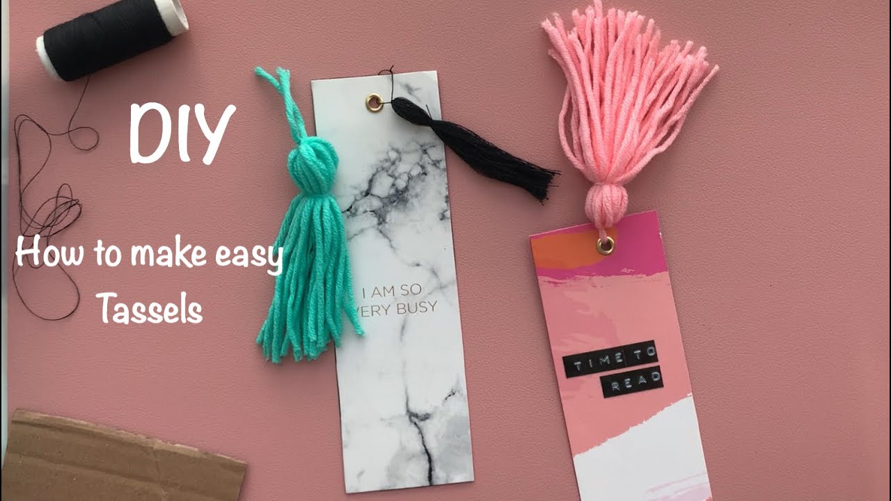 How to make easy tassels | DIY - YouTube