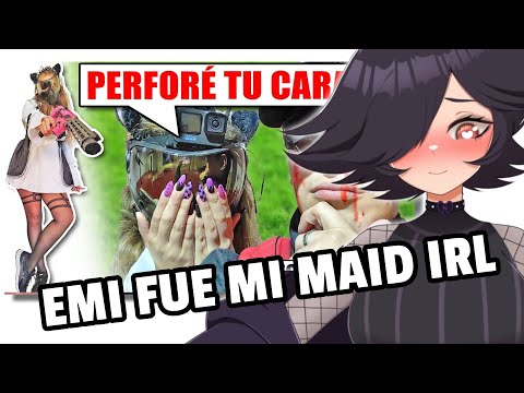 EMIKUKIS me PERFORÓ la CARA❗️😱 SI PIERDE hará TODO LO QUE DIGA 😈 Emikukis MAID IRL - Karma REACCIONA