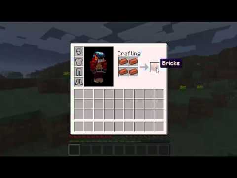 MINECRAFT TUTORIALS : How to make BRICKS . - YouTube