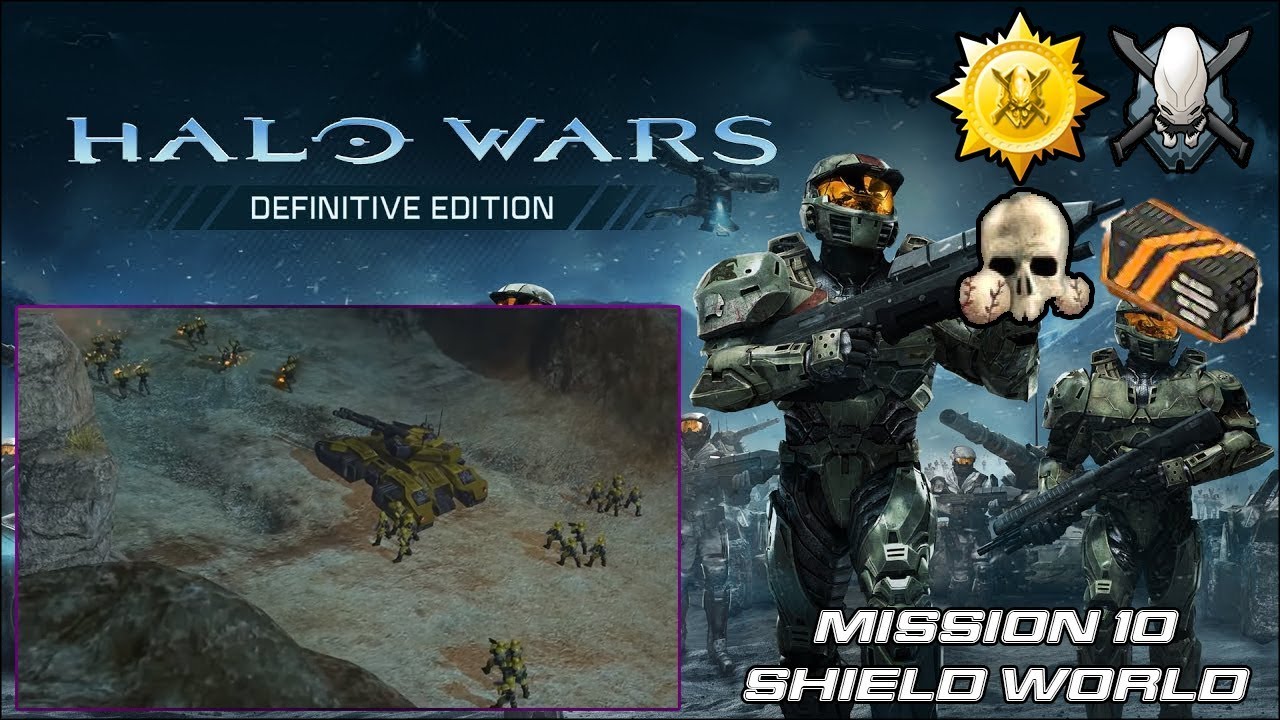 Halo Wars Legendary Gold Campaign - Mission 10 Shield World
