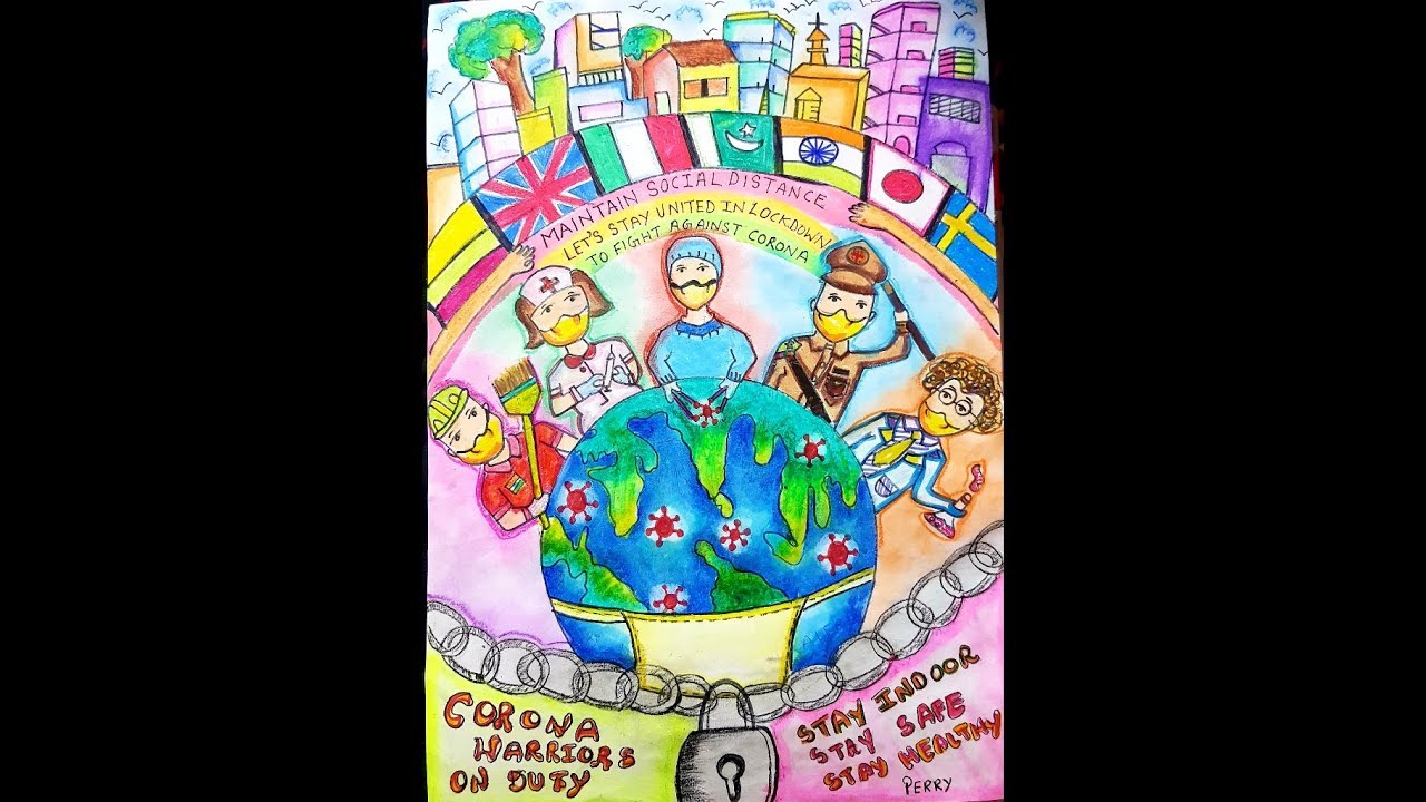 LOCKDOWN || PYAAR KARONA|| SALMAN KHAN ||SOCIAL MESSAGE THROUGH PAINTING BY PERRY CHHABRA