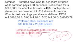 eps-basic and dilutive