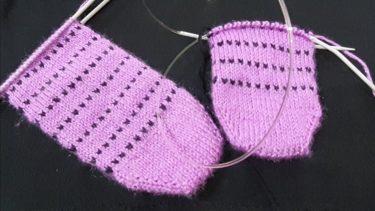 Knitting Ankle Length Socks/ Knit Seamless Socks( Part1) YouTube