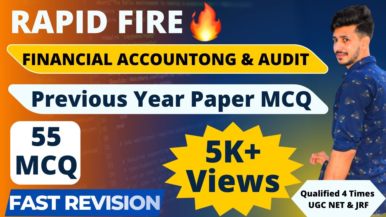 Objective Question on Accounts | MCQ On Financial Accounting | MCQ for Competitive Exam|