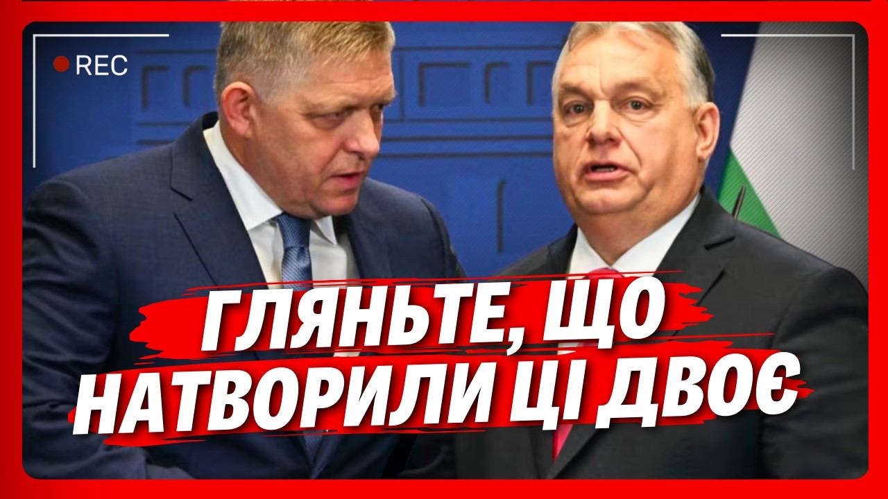 НУ ЦЕ ВЖЕ ПЕРЕБІР! Погляньте, ЩО ЗРОБИЛИ ОРБАН і ФІЦО. Невже ЦЕ ПУТІН так натиснув на них?