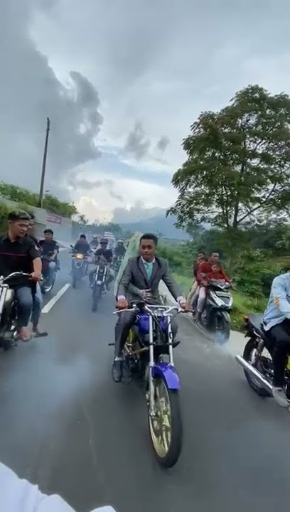 STORY WA RX KING || ACARA NIKAH AREK GAWOK || GARUNG WONOSOBO KING 👑 #shorts #rxking #2stroke