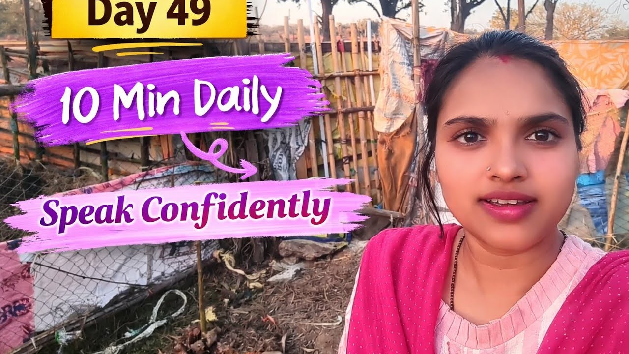 Day 49 I Learn Learn English With Me l 60 Day English Speaking Practice Challenge 