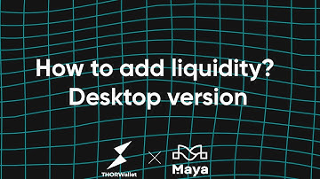 How to add liquidity on Maya Liquidity Auction though THORWallet - Desktop version