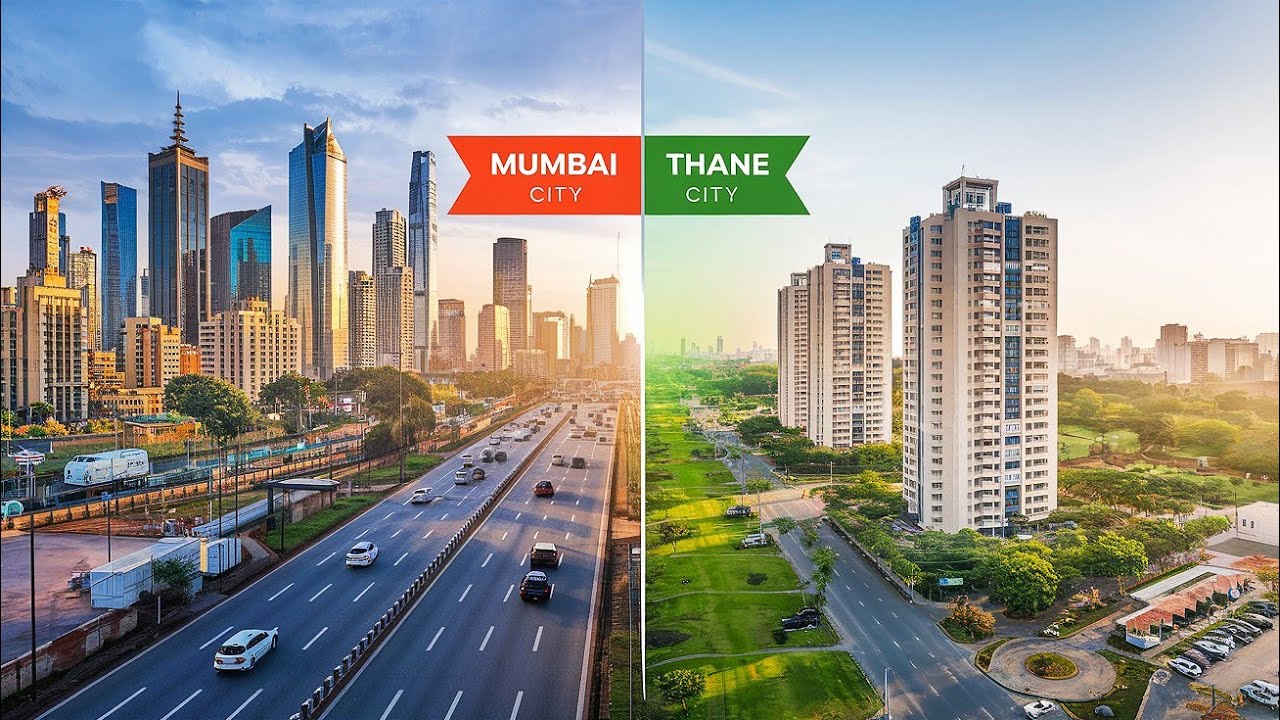 Mumbai VS Thane City | Mumbai City And Thane City Maharashtra - YouTube