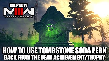 COD MW3 Zombies - How to Use the Tombstone - Back from the Dead Achievement/Trophy