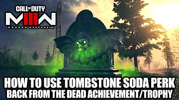 COD MW3 Zombies - How to Use the Tombstone - Back from the Dead Achievement/Trophy