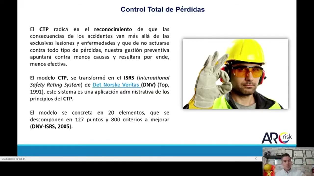 Repetición del Webinar  Elementos Básicos de un Sistema de Seguridad y Salud Ocupacional