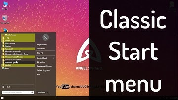 Get Classic Start Menu back to Windows 10 : ClassicShell