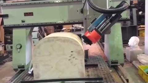 LIH-WOEI 搖擺頭CNC-Rotation head-wood working CNC machinery