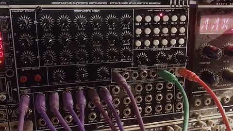 X1L3 - THE WRETCHED - circuit bent drum machine - eurorack module - cat rom