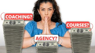 why I switched from selling a $1K course to an Agency model & my NEXT Move