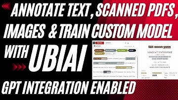 UBIAI - Great NLP No Code Platform | Auto Annotation | Custom Model Train | Seamless GPT Integration