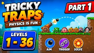 Tricky Traps Gameplay Walkthrough - Levels 1-36 (iOS, Android)
