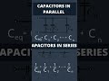 Capacitors Formula One-Shot ⚡|Class 12 #physics#shorts#viral