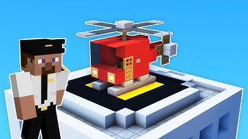 Hoe bouw je een helikopter en helikopterplatform | Hoe bouw je een stad in Minecraft