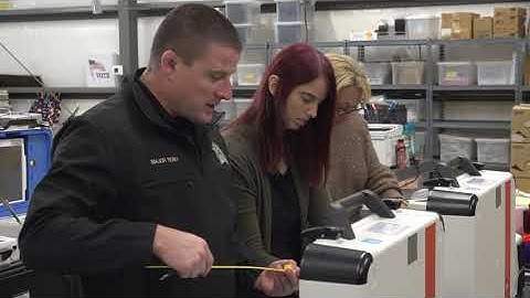 Inspection of Tabulating Machines for General Election