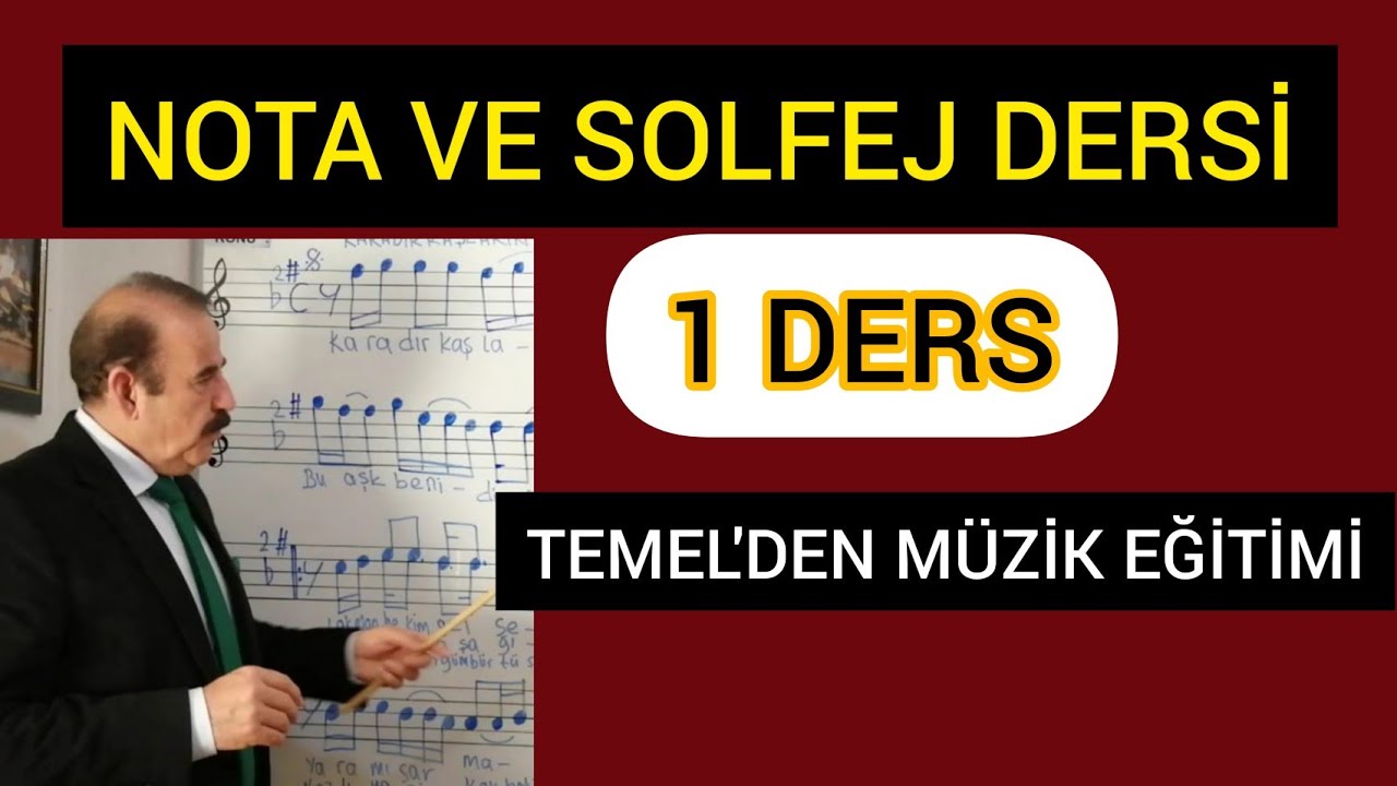 1.Temel'den Müzik Eğitimi-Türk Müziği Tarihçesi ve Genel Bilgiler. Bahattin TURAN ile Notaların Dili