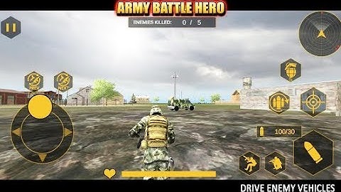 US Army Battle Hero : TPS Commando Ops Android Gameplay /Offline Fps