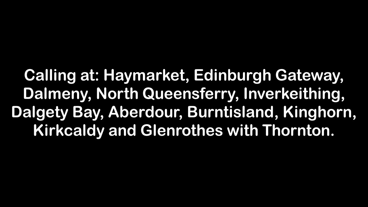 Edinburgh Waverley Announcements 16 & 17/02/2020 YouTube